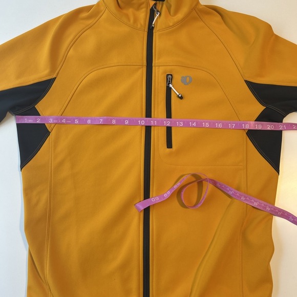 Pearl Izumi Elite Men's Soft Shell Jacket Neon Yellow Size M - Picture 12 of 14